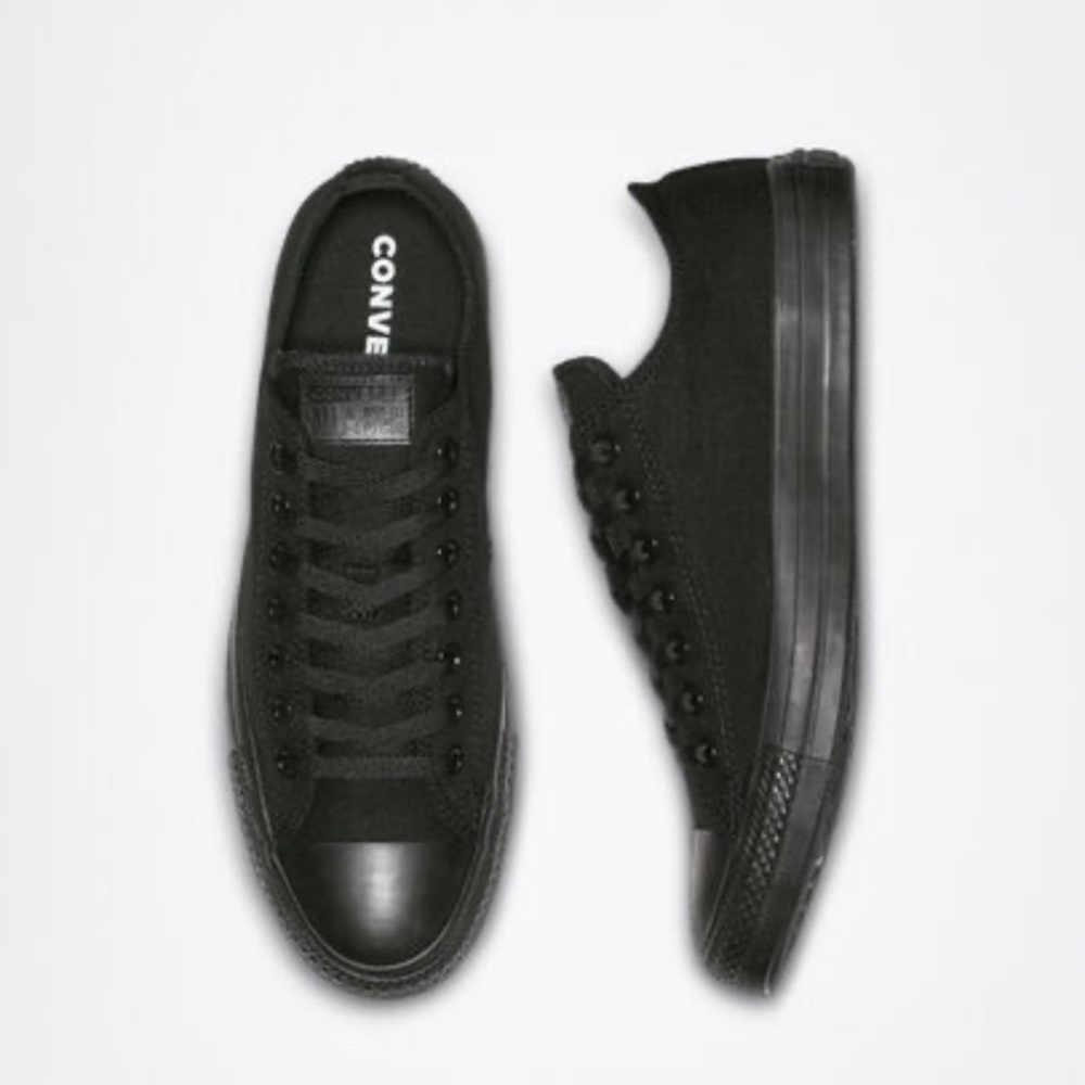 LIKE NEW ALL BLACK CHUCKS